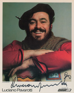 Lot #653 Luciano Pavarotti - Image 1