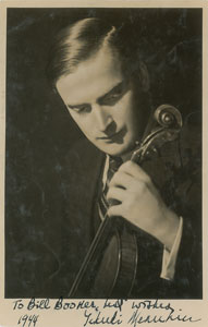 Lot #651 Yehudi Menuhin - Image 1