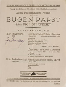 Lot #639 Igor Stravinsky - Image 2