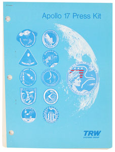 Lot #6444 Apollo 17 Collection of Three Items
