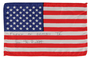 Lot #6117 Gemini 4: Jim McDivitt Flown United States Flag - Image 1