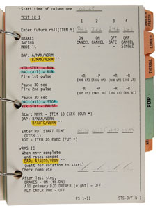 Lot #6489 STS–3: Jack Lousma’s Complete Flown Checklist - Image 10