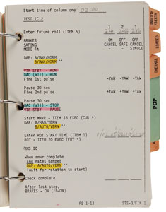Lot #6489 STS–3: Jack Lousma’s Complete Flown Checklist - Image 11