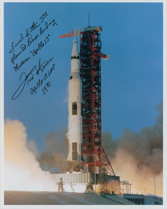 Lot #6347 Fred Haise Signed Photograph - Image 1