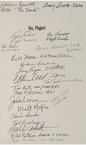 Lot #6196 Mission Control Signed Book - Image 1
