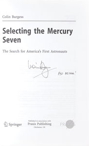 Lot #6106 Mercury Astronaut Candidates Signed Book