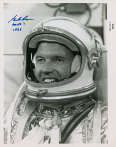 Lot #6098 Gordon Cooper Signed Photograph and Document - Image 1