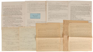 Lot #6101 MA-9: Mary Bubb’s Handwritten Notes - Image 1