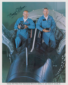Lot #6132 Gemini 12 Signed Cover and Photograph