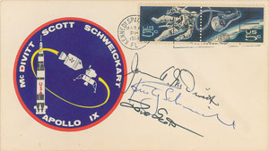 Lot #6229 Apollo 9 Signed Cover - Image 1