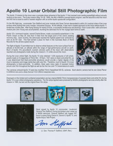 Lot #6238 Apollo 10 Signed Cover and Film - Image 1