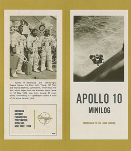 Lot #6238 Apollo 10 Signed Cover and Film - Image 3