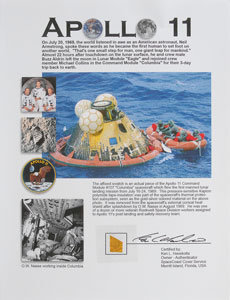 Lot #6280 Apollo 11 Collection of Items