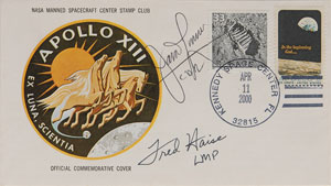 Lot #6354 James Lovell and Fred Haise Collection of Four Signed Items - Image 4