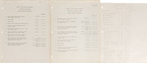 Lot #6324 Apollo 12 Capsule Assembly Papers - Image 1