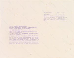 Lot #6413 Apollo 16 Signed Photograph - Image 2