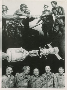 Lot #6465 Apollo–Soyuz Signed Photograph - Image 1