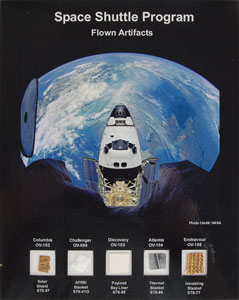 Lot #6518 Space Shuttle Flown Artifact Fragments - Image 2