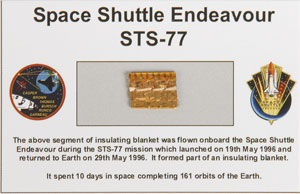Lot #6518 Space Shuttle Flown Artifact Fragments - Image 6