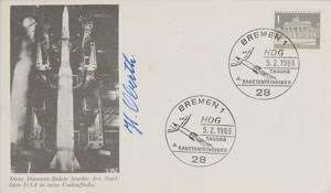 Lot #6033 Peenemunde Rocket Pioneer Collection of (50) Signatures - Image 4