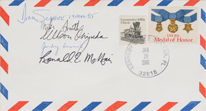 Lot #6535 Challenger Signed Cover - Image 1