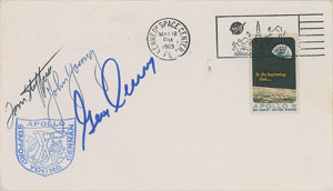 Lot #6237 Apollo 10 Signed Cover - Image 1