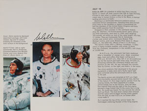 Lot #6269 Michael Collins Signed Booklet