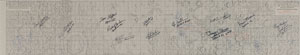 Lot #6160 Apollo Astronaut Signed Apollo 8 Lunar Photography Index Map - Image 1