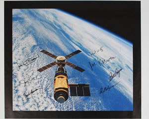 Lot #6460 Skylab Signed Canvas - Image 1