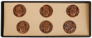 Lot #6469 Apollo-Soyuz Set of Six Medals - Image 1