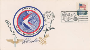 Lot #6388 Apollo 15 Signed Cover - Image 1