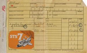 Lot #6496 STS-7 Flown SRB Circuit Board - Image 4