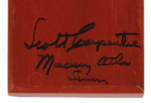 Lot #6085 Scott Carpenter Signed Mercury Model - Image 2
