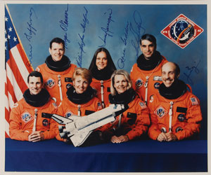 Lot #6525 Collection of (5) Space Shuttle Signed Photographs: STS-40, 49, 50, 51, and 55 - Image 5