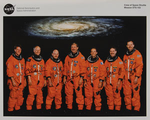 Lot #6527 Collection of (5) Space Shuttle Signed Photographs: STS-91, 96, 101, 103, and 114 - Image 2