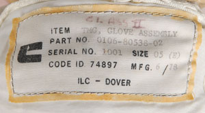 Lot #6484 Space Shuttle Extravehicular Activity Glove - Image 5
