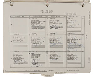 Lot #6425 Gene Cernan’s Flown Apollo 17 Flight Plan Supplement - Image 5