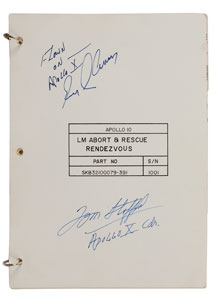 Lot #6232 Gene Cernan’s Apollo 10 Flown LM Abort and Rendezvous Manual - Image 1