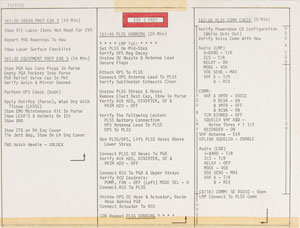 Lot #6426 Gene Cernan’s Apollo 17 Flown LM EVA Cue Cards - Image 1