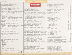 Lot #6426 Gene Cernan’s Apollo 17 Flown LM EVA Cue Cards - Image 4