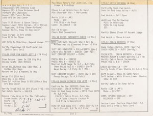 Lot #6426 Gene Cernan’s Apollo 17 Flown LM EVA Cue Cards - Image 5