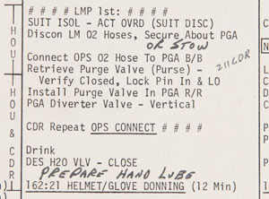 Lot #6426 Gene Cernan’s Apollo 17 Flown LM EVA Cue Cards - Image 8