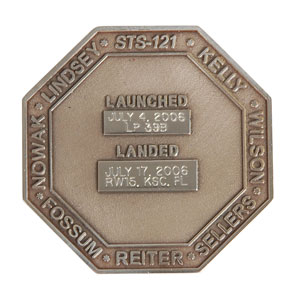 Lot #6512 STS-121 Robbins Medal - Image 2