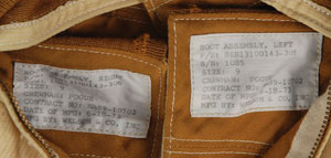 Lot #6447 Skylab 4: Gibson’s Flown Jacket and Pogue’s Training Boots - Image 2