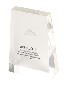 Lot #6276 Apollo 11 Flown Coldplate Fragment