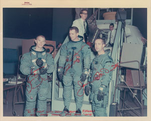 Lot #6225 Apollo 9 Signed Photograph