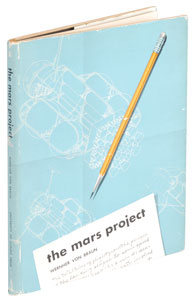 Lot #6025 Wernher von Braun 1953 Signed Book