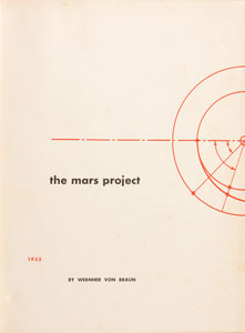 Lot #6025 Wernher von Braun 1953 Signed Book - Image 4