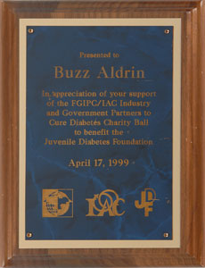 Lot #6286 Buzz Aldrin’s Collection of Four Awards - Image 3