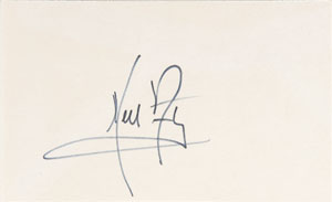 Lot #6266 Neil Armstrong Signature - Image 1